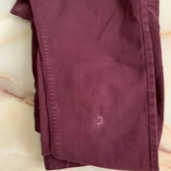 H & M  Slim fit maroon jeans - Picture 5 of 7